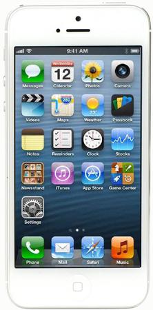 Смартфон Apple iPhone 5 64Gb White & Silver - Выборг